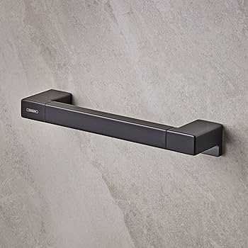 bară de sprijin hansgrohe AddStoris, bară de prindere 34,8 cm, negru mat, 348 mm