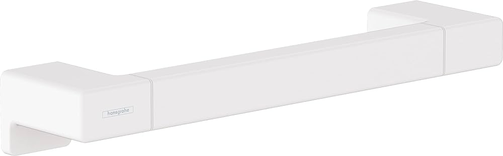 bară de sprijin hansgrohe AddStoris, bară de prindere 34,8 cm, negru mat, 348 mm