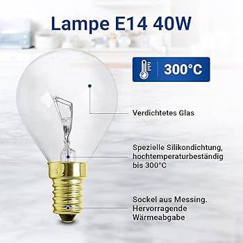 Lampa cuptor DR FISCHER E14 40 W 230 V ø 45 x 78 mm