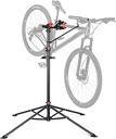 Suport de reparare a bicicletei CXWXC - suport de reparații profesional cu tavă pentru scule și compartiment magnetic, rotativ și pliabil, poate susține până la 30 kg