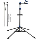 Suport de reparare a bicicletei CXWXC - suport de reparații profesional cu tavă pentru scule și compartiment magnetic, rotativ și pliabil, poate susține până la 30 kg