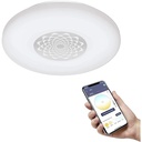 Panou LED EGLO connect.z Smart Home Savatarila-Z, ZigBee, control prin aplicație și voce, Alexa, culoarea luminii reglabilă (alb cald/alb rece), RGB, reglabil, plafoniera metalică, alb [Clasa de energie E]