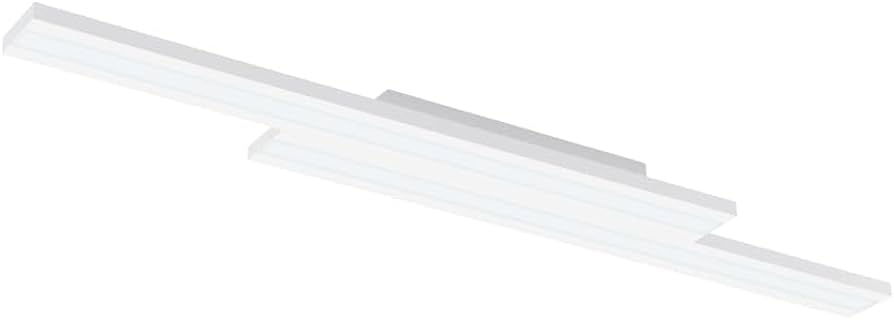 Panou LED EGLO connect.z Smart Home Savatarila-Z, ZigBee, control prin aplicație și voce, Alexa, culoarea luminii reglabilă (alb cald/alb rece), RGB, reglabil, plafoniera metalică, alb [Clasa de energie E]