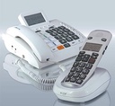 Humantechnik Scalla 3 Combo amplificator cu butoane mari telefon alb, 210 x 227 x 70 mm