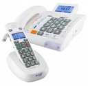 Humantechnik Scalla 3 Combo amplificator cu butoane mari telefon alb, 210 x 227 x 70 mm