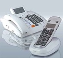 Humantechnik Scalla 3 Combo amplificator cu butoane mari telefon alb, 210 x 227 x 70 mm