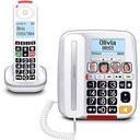 Humantechnik Scalla 3 Combo amplificator cu butoane mari telefon alb, 210 x 227 x 70 mm