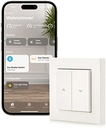 Eve Shutter Switch - Control inteligent al ruloului cu programe integrate, umbrire adaptivă, control vocal Siri, temporizator, acces la distanță, fără bridge, Bluetooth/Thread, Apple HomeKit