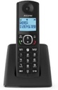 Telefon DECT fără fir Alcatel F530 Voice în culori moderne, robot telefonic, sistem hands-free, ecran iluminat din spate, tonuri de apel VIP, 10 melodii de apel