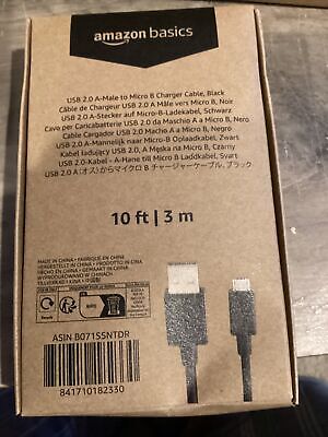 Amazon Basics - Cablu de alimentare - 3 m, negru