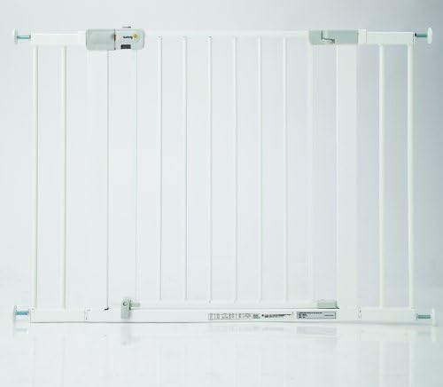 Safety 1st Extensie poarta 14 cm cu inchidere usoara si automata, bariere pentru copii Flat Walk, prelungitor poarta scari, 6 luni pana la 2 ani, alb metalic (alb metalic)