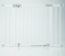 Safety 1st Extensie poarta 14 cm cu inchidere usoara si automata, bariere pentru copii Flat Walk, prelungitor poarta scari, 6 luni pana la 2 ani, alb metalic (alb metalic)