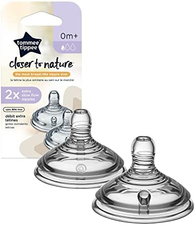 Biberoane Tommee Tippee Closer to Nature Slow Flow 0m+, câte 2