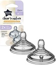 Biberoane Tommee Tippee Closer to Nature Slow Flow 0m+, câte 2