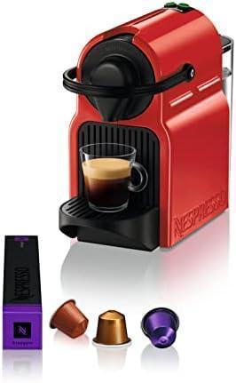 Aparat de capsule Nespresso Inissia XN1005 de la Krups | Gata de utilizare foarte rapid | Oprire automată | Roșu cireș [Clasa energetică A]