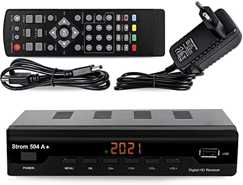 Strom 504 Decodor TNT Terrestre - 1080P HD / DVB-T2 / H.264 / MPEG-4