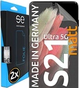 S.E pentru Samsung Galaxy S21 Ultra folie de protecție antireflex - 2x filme într-un SET din Germania, S21 Ultra film mat, Samsung Galaxy S21 Ultra de la producător din Germania, fără praf și bule