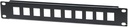 Panou de corelare Intellinet 714860 cu 10 porturi neechipat, 1 U, 25,4 cm (10 inchi) negru