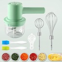 Tăiător de ceapă electric 300 ml, Tocător de ceapă electric de bucătărie, tăietor de usturoi reîncărcabil prin USB Tăiător de legume Tocător de ceapă Tăiător de alimente pentru carne, ceapă, usturoi