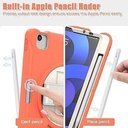 Husă yeliot pentru iPad Air 5 2022/iPad Air 4 10,9 inchi 2020, husă rezistentă la șocuri cu pentru iPad Air 4th Air 5th Generation 10,9 inch, husă rezistentă cu suport/suport stilou