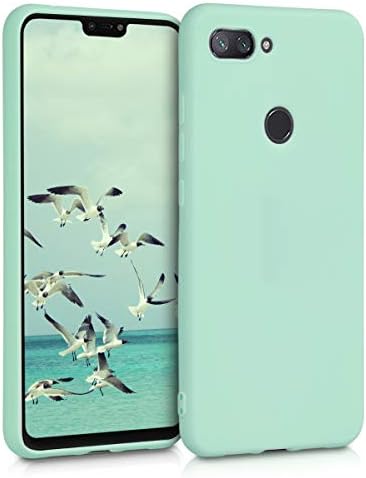 husa kwmobile compatibila cu husa Xiaomi Mi 9 Lite - carcasa moale din silicon TPU - husa potrivita pentru incarcare wireless - negru mat
