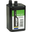 Baterie Velamp Square 4R25 zinc carbon, 6V. Pentru lanterne, indicatoare rutiere, pasionati de bricolaj Corp ABS foarte rezistent, 6V, pachet unic