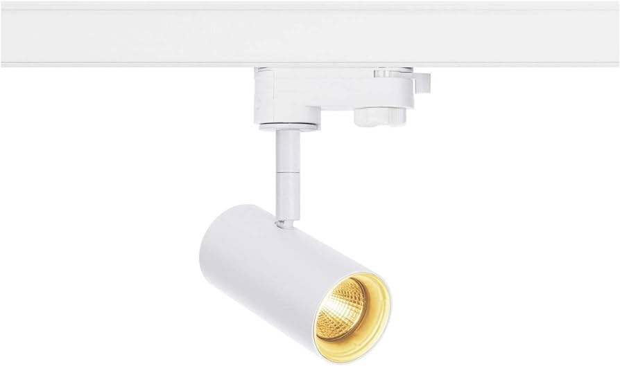 SLV NOBLO SPOT | Sistem de iluminat trifazat, spot cu LED trifazat, spot, spot pentru tavan, plafon, sistem sine, iluminat interior | negru, 2700K, cu adaptor 3P