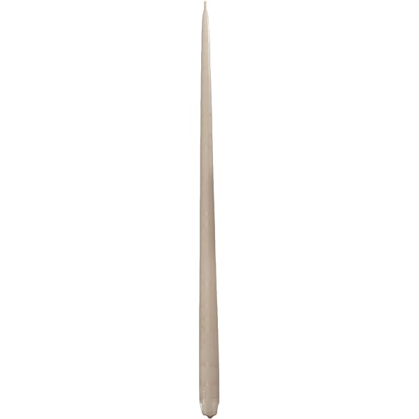 Set lumanari pentru unghii din stofa, ceara, bej, 29 cm, 150 grame