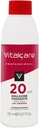 Vitalcare | Emulsie oxidanta 20 volum, oxidant pentru par extra dulce cu cheratina, culoare vie, compatibil cu creme colorante, 150 ml