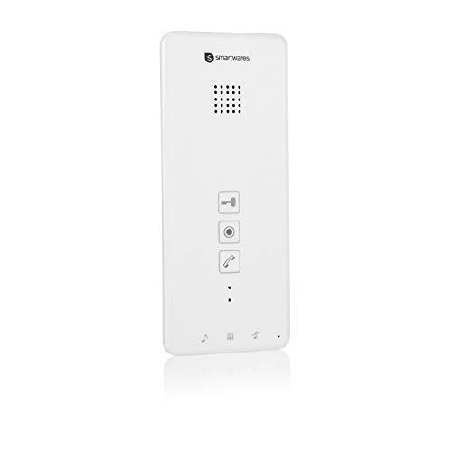 Sistem de interfon interior Smartwares DIC-21102 - comunicare în 2 căi - instalare ușoară cu 2 fire - 52 de melodii - extindere pentru controlul interfon Smartwares DIC-211