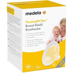 Capace de san Medela PersonalFit Flex - Tehnologie Flex inovatoare pentru mai mult lapte si confort - Pachet de 2