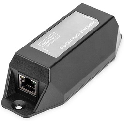 Repetor DIGITUS PoE+ - rază +100 m - kart în cascadă până la 500 m rază totală (4 dispozitive) - PoE af & at