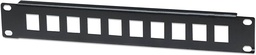 Panou de corelare Intellinet 714860 cu 10 porturi neechipat, 1 U, 25,4 cm (10 inchi) negru