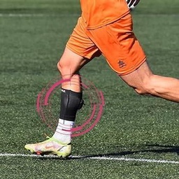 Oliver OLI GPS Soccer Tracker-Shin Guard Covers-App iOS și Android pentru a juca mai bine și a preveni rănile Fußball, blau, Klein