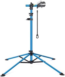 Suport de reparare a bicicletei CXWXC - suport de reparații profesional cu tavă pentru scule și compartiment magnetic, rotativ și pliabil, poate susține până la 30 kg