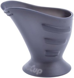 Hoppediz, plastic, ceașcă de băut CamoCup potrivită pentru toți bebelușii să învețe să bea, precum și pentru copiii și adulții cu limitări senzoriomotorii, antracit