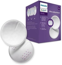 Tampoane de alăptare de unică folosință Philips Avent Pachet de 60 de ultraconfort și siguranță, alb (model SCF254/61)