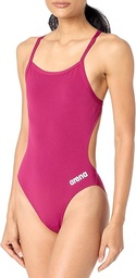 Costum de baie dintr-o singură piesă pentru femei arena Solid Challenge Team, costum de baie cu uscare rapidă, costume de baie sport din MaxLife Eco Fabric cu rezistență maximă la clor și protecție UV UPF 50+