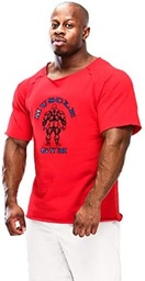 MUSCLE GYM Pantaloni de antrenament pentru culturism pentru bărbați, din bumbac, haine de gimnastică Tricouri Îmbrăcăminte de gimnastică hardcore Negru